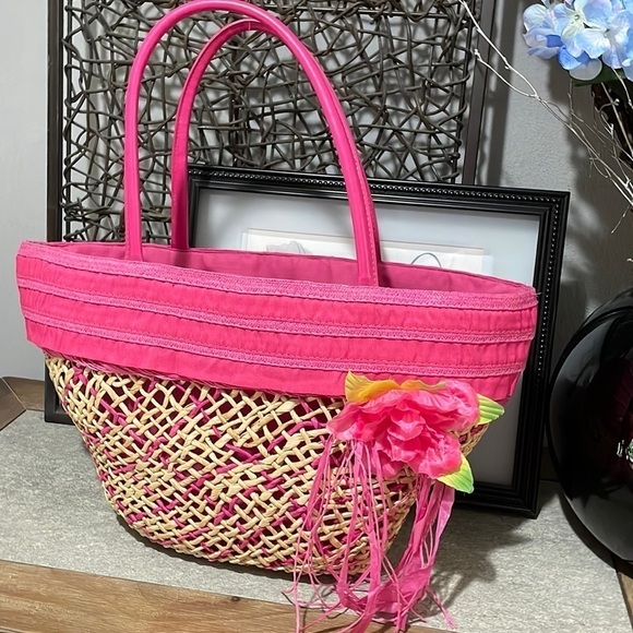 Handbags - Pink Beach Bag